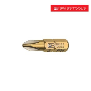 PB SWISS TOOLS 명품 수공구 피비 스위스 툴 C6-190 십자비트 낱개 25mm, 1개