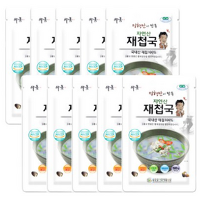 HACCP 국내산 섬진강 자연재첩 정형만 재첩국 500g 10개