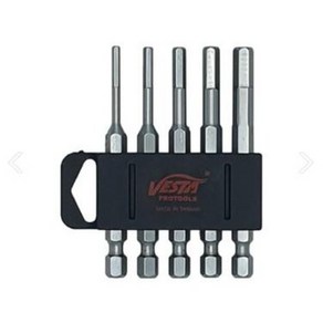 베스타 렌치빗트 SET 2.5mm - 6.0mm 임팩용 육각비트 VH-75 VH-150, 1개