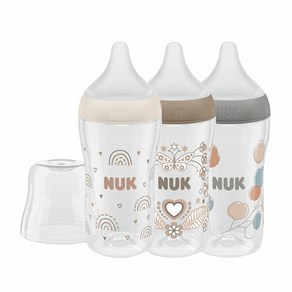 [누크] 퍼펙트매치 젖병 260ml 1+1(M젖꼭지포함), 260ml 코튼x2