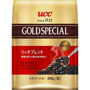 UCC 골드 스페셜 볶음콩 리치 블렌드 AP 250g 원두 117742, 1개