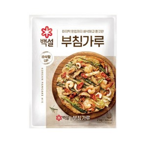 CJ제일제당 백설 부침가루, 2kg, 6개