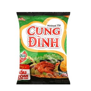 베트남 CUNGDINH 쿵딘 새우맛 라면 85g, 30개