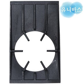 2열 상판 (구멍 측면) 업소용 가스렌지 화구 간택기 간텍기 석쇠 2구, 300X485, LPG, 2열상판(구멍측면)