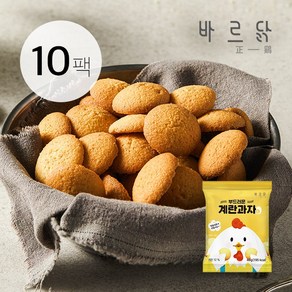 바르닭 부드러운 계란과자, 10팩, 10개, 40g