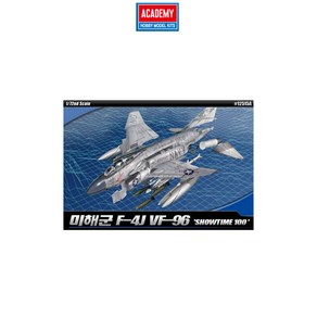 아카데미과학 아카데미 프라모델 1/72 미해군 F-4J 쇼타임 100 MCP [다색칼라사출][NEW TOOLING]전투기 모형, 1개