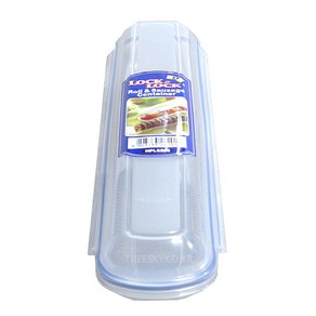 락앤락 클래식 김밥도시락 다용도 직사각 밀폐용기-340ml/1개/화이트 (HPL6200), 1개