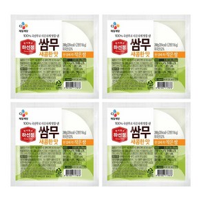 하선정 CJ 쌈무 새콤한맛 200g x4개, 4개