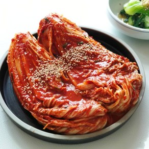 전주진김치 배추 포기 김장김치 1kg 국산 전라도 김치 보통맛(일반고추), 1개