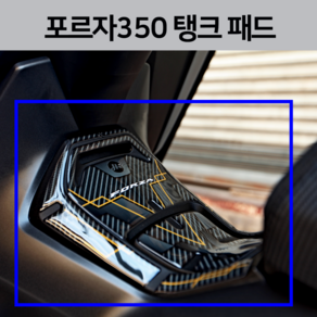 24년 포르자350 탱크패드 데칼 스티커 포르자300 주유구 업그레이드 바이크 튜닝 FORZA350 FORZA300, 블루(BLUE), 1개