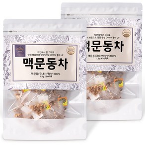 건강울림 청양 맥문동차 삼각티백, 1.5g, 50개입, 2개