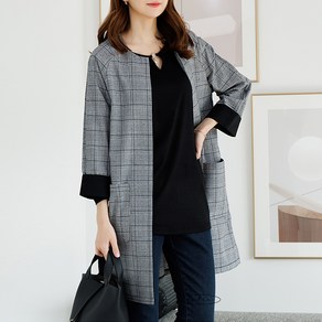 (~110size)로브무지배색자켓 OUC1022_DO4060 엄마옷 빅사이즈