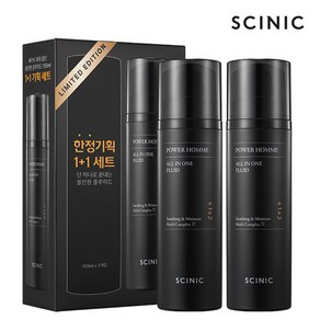 [1+1] 싸이닉 파워 옴므 올인원 플루이드 대용량, 2개, 150ml