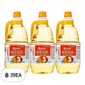 백앤 화미 양조식초, 1.8L, 39개