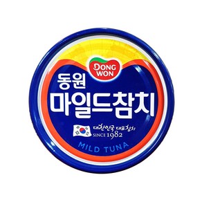 동원 대용량 업소용 찌개 용 식자재 참치 캔 크래커 통조림 마일드 참치 200g, 1개