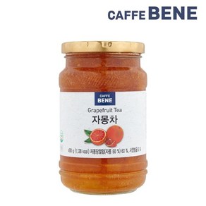 [카페베네] 국산 벌꿀이 함유된 깊고 진한 과일청 자몽차 480g, 1개입, 1개