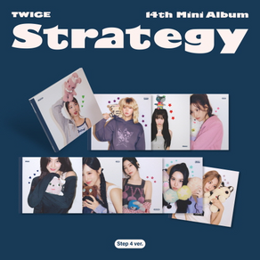 트와이스 (TWICE) - 미니앨범 14집 : STRATEGY [Step 4 ve.][9종 중 1종 랜덤발송]