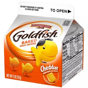 [미국직배송]페퍼리지팜 골드 피쉬 체다 크래커 57g Goldfish Chedda Cackes, 1개