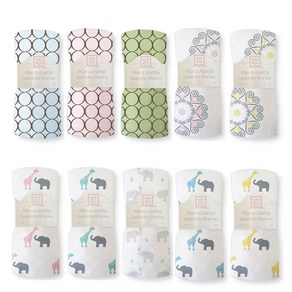 스와들 Swaddle Designs 블랭킷 아기 속싸개 여름 면이불, SD-050PB