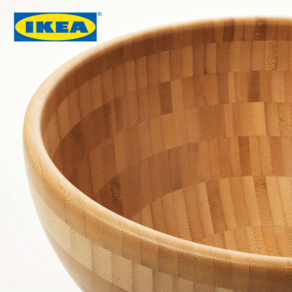 [IKEA]이케아 BLANDA MATT 블란다 마트 대나무 친환경 샐러드 서빙볼, IK1130서빙볼, 1개