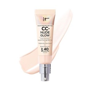 IT Cosmetics CC+ 누드글로우 라이트웨이트 세럼 파운데이션, 03 Fai Beige (vey fai compl