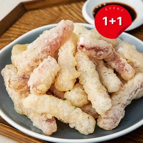 바른웰 더하얀 찹쌀 통살오징어튀김 (냉동) 1kgX 2봉, 1kg, 2개