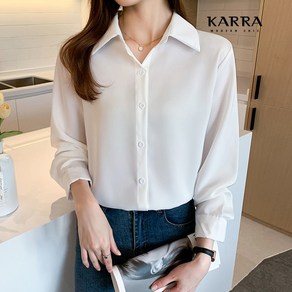 카라 KARRA 77까지 로우베이직블라우스 A3F0393