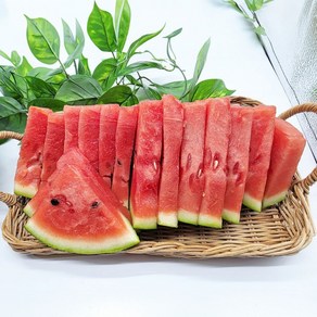 꿀맛수박 우곡 고창 음성 산지직송 제철과일 고당도 수박 과일선물, 1개, 음성수박 [5~6kg]
