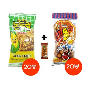 꾀돌이 25g-20봉+논두렁 45g-20봉+맛조아 쫀디기 110g-1봉(3종셋트), 1개