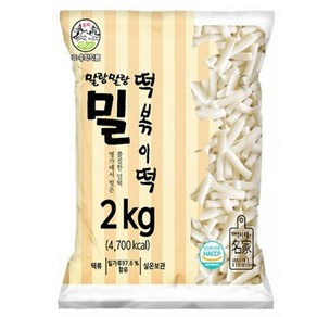 송학 밀떡볶이떡 2kg 6봉 1박스, 6개