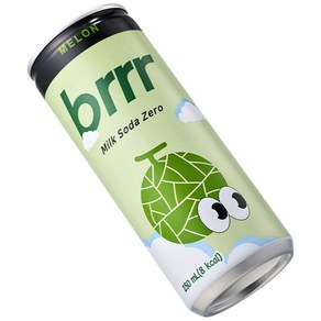 부르르 밀크소다 제로 메론, 250ml, 60개