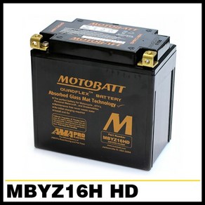 [MBYZ16H - 12V16.5AH][MOTOBATT] 모토뱃 모토배터리 AGM배터리 [할리데이비슨]스포스터 계열 [BMW][SYM][킴코] 외, 1개