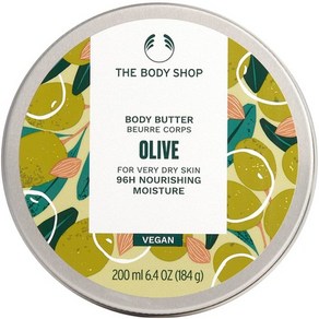 일본직발송 6. 더 바디 숍 (THE BODY SHOP) THE BODY SHOP 더 바디 숍 바디 버터 올리브 200ML 정규품 【, 1개