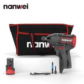 NANWEI 12V 전동 드라이버/브러시리스 모터/120N.M/RPM 0-2400RPM/다기능용, 1개, 05 NW8598S-1HA_01 CHINA