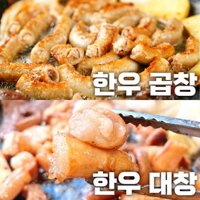 한우 소곱창 대창 구이 세트 (참소스 제공), 1개, 360g