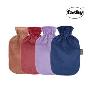 FASHY 파쉬 보온 물주머니포함 핫팩 찜질팩 벨벳커버 2.0L, 1개, 러스트레드