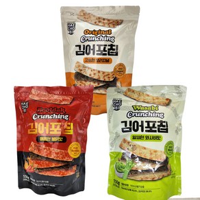 해초비 김어포칩 150g 3봉 오리지널맛 불닭맛 와사비맛, 1개