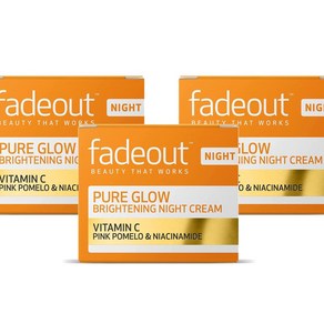 fade out fade out 페이드아웃 퓨어글로우 비타민 나이트 크림 50ml x3팩, 3개