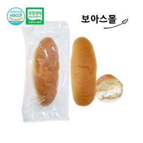 보아스제과 수제빵 제과점빵 크림빵 75g x 10개