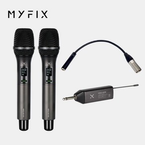 MYFIX 2채널 강의용 무선마이크시스템 MW2-901HA 마이픽스 핸드2개 송수신기세트