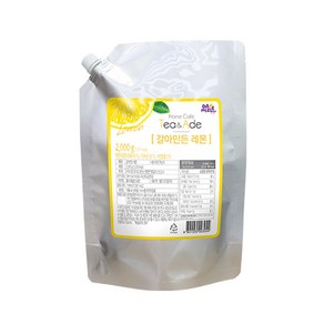 갈아만든 과일청 레몬 2kg 액상차, 1개