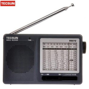 TECSUN R9012 12 밴드 FMAMSW 라디오 멀티 밴드 라디오 수신기 휴대용 최고의 Y4122H Tecsun R9012 라디오 Desheng 라디오 직배송, 1) Black