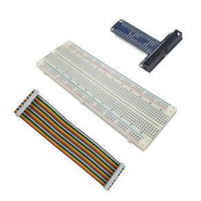 라즈베리 파이 40 핀 GPIO 확장 보드 MB-102 브레드보드 PCB 브레드 케이블 어댑터 아두이노 UNO 오렌지, Kit 1, 1) Kit 1