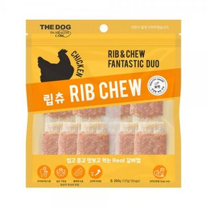 더독 립츄 치킨 250g 애견간식