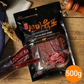 [착하고 맛있는 선미육포]소고기육포 500g, 1개