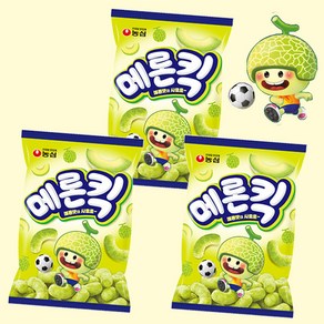 유익생활 농심 메론킥+메론킥+메론킥 신제품 바나나킥동생 로니 신상과자, 1세트, 180g