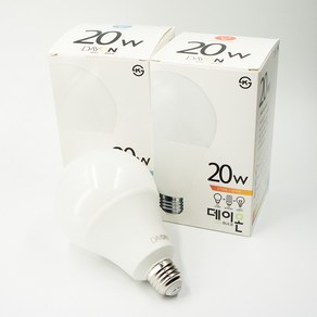 데이온 LED전구 20W 전구 KS인증, 데이온 LED 20W 전구, 주광색 6500K, 1개