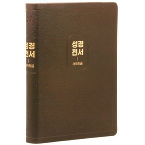 개역한글판 큰글자 성경전서 특대단본 무지퍼 97B 다크브라운 위즈덤바이블