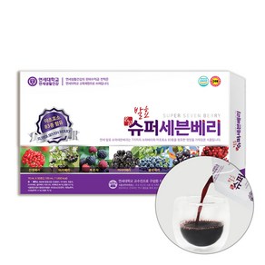 와이생건 7종 슈퍼세븐베리 야초효소 사과 석류 농축액 과즙주스 30포, 2100ml, 1개