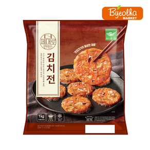 사옹원 더 제대로 만든 김치전 1kg 대용량 업소용 식자재 식당용 부침개 한식 반찬 벌크포장, 1개